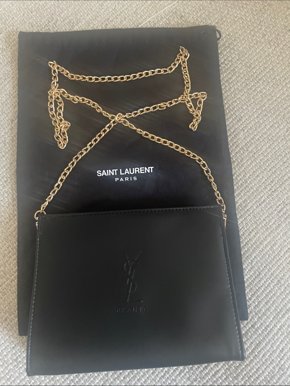 YSL Beaute Black Clutch
